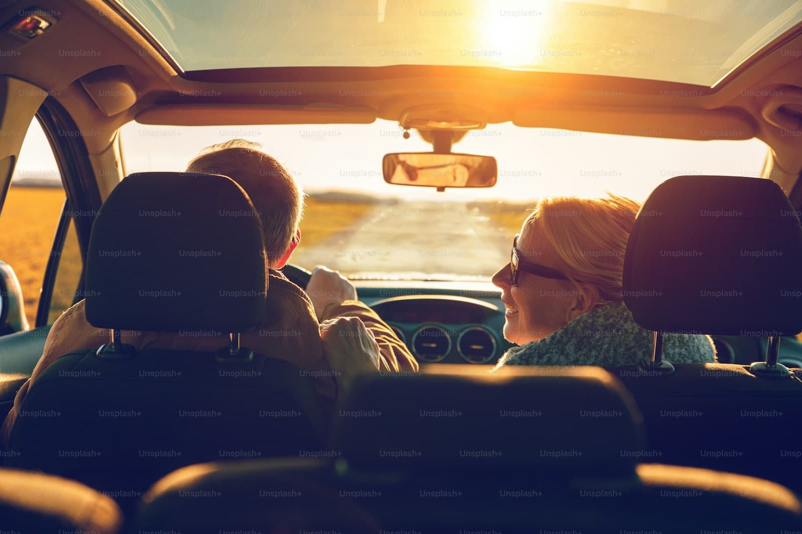 Senior Drivers — insurance-related stock photo