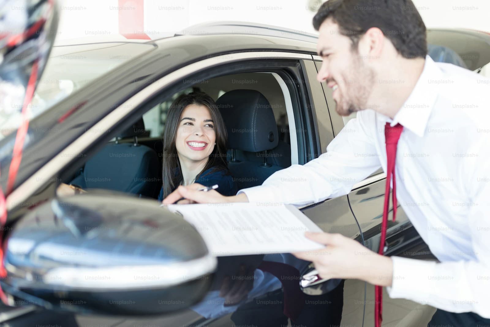 New Car Purchase — insurance-related stock photo